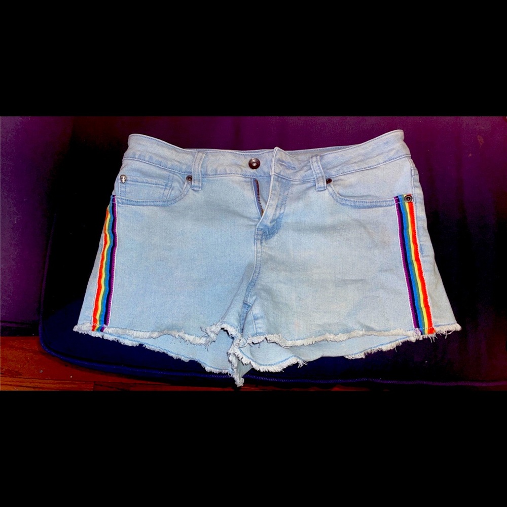 Hot topic blackheart pride lgbt shorts women’s 7